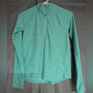 Old Navy Active Teal Quarter-Zip Pullover